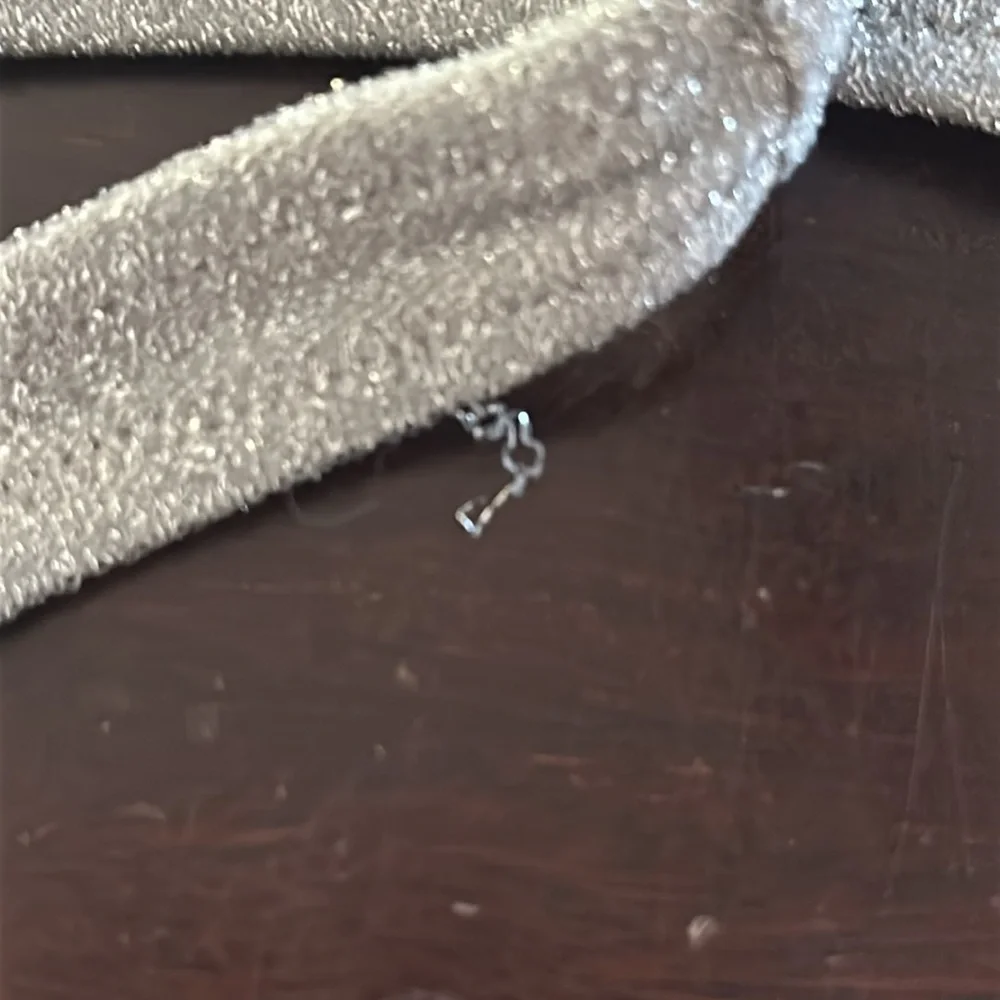 SKIMS Silver Glitter Monokini L